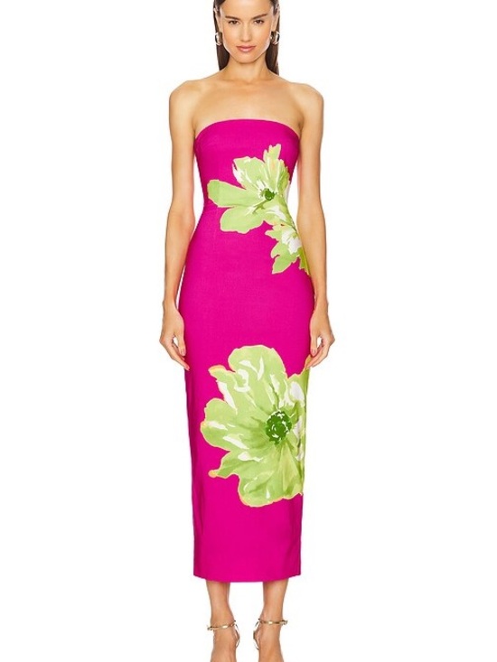 REVOLVE Dresses & Skirts - REVOLVE Joselyn Maxi Dress in Pink Sunburst Floral - Size M - Worn Once Like New